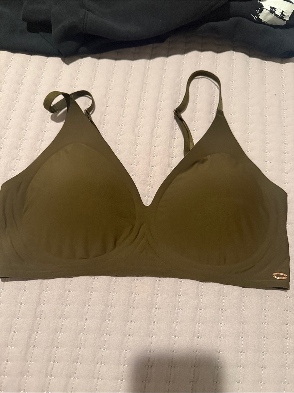 Danskin olive green bra